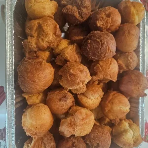 Puff puff cake, half tray